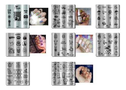 Placas E Carimbos De Unhas L - Grátis Carimbo De Unhas -