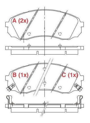 Imagem 1 de 1 de Pastilha De Freio Ceramica Dianteira Jac T8 2.0 16v