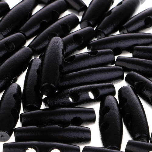 50pcs Botones De Ovalados De Para Abrigos Toggles Buttons 2