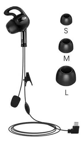 Auricular De Árbitro Ppt Con Interfaz Usb C, Auricular Con B