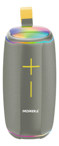 Altavoz Bluetooth Portátil Bt5.3 Altavoz Inalámbrico De 20w Diafragmas De Graves Con Múltiples Modos Dinámicos De Led Ipx6 Resistente Al Agua 12h De Reproducción Compatible Con Modo Fm Color Blanco
