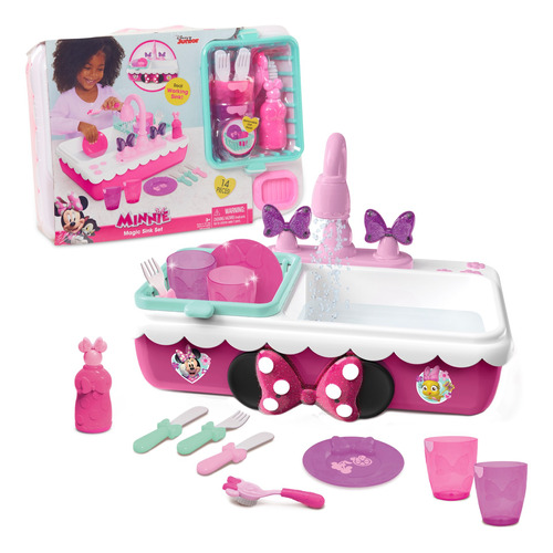 Set De Juguete Fregadero Mágico De Minnie Mouse Para