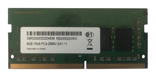 Memória Ram Ddr4 2666 8gb Smart Sf4641g8ck8iehlsbg C/ Nfe
