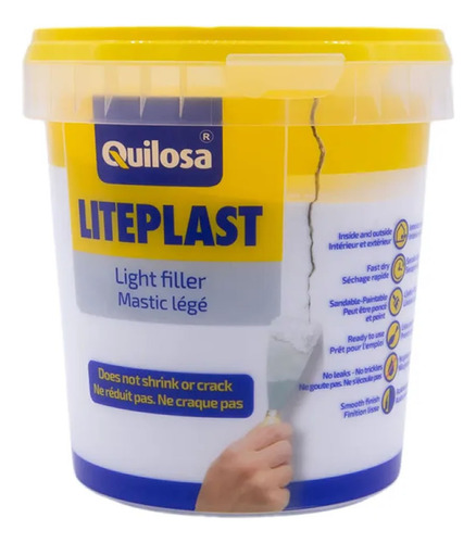 Quilosa Liteplast Tapagrietas Ligero Pintable 750 Ml Mf Shop