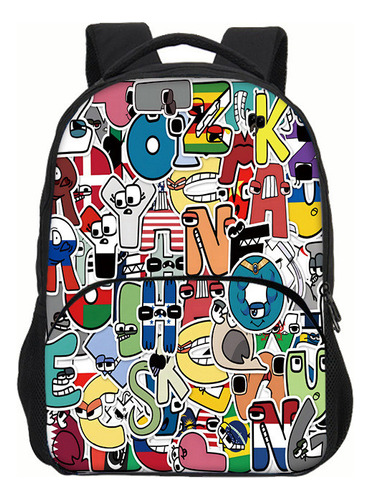 Juego Alrededor Del Alfabeto Lore Schoolbag Letra Leyenda Imprimir