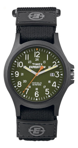 Reloj Pulsera Timex Analogico 40 Mm Resistente Al Agua Ne...