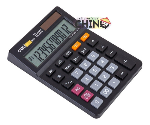 Calculadora Deli Smart E1519a 12 Digitos A Pilas Y Solar 