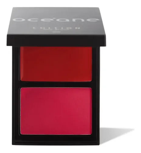 Oceane Blush Cremoso E Em Pó Duo Blush Tom Da Maquiagem Cherry Paint - Cereja