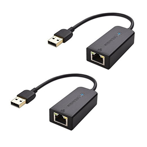 Cable Importa 2-pack, Usb 2.0 A 10/100 Fast Ethernet Adapter