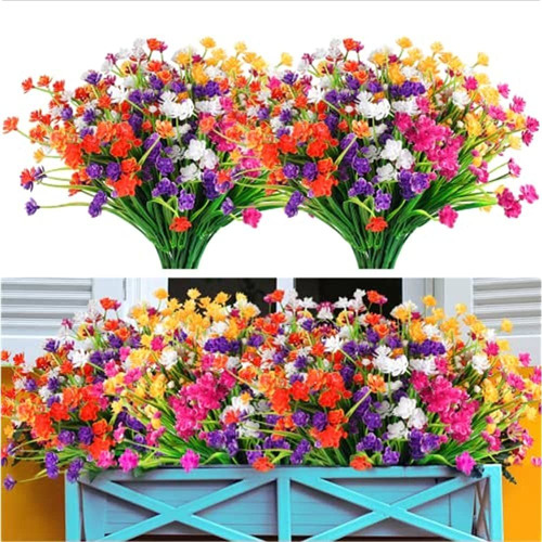 Flores Artificiales, Púas De Flores Falsas Para Decoraciones