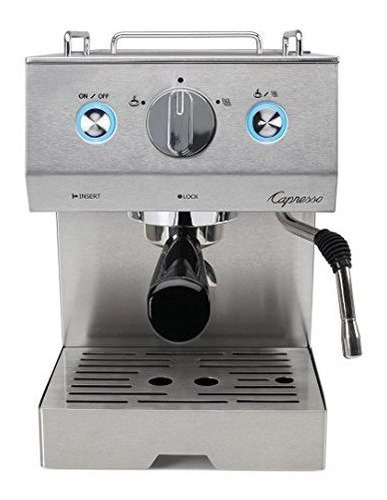 Máquina De Espresso Capresso 125.05 Cafe Pro Plateado