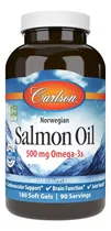 Comprar Carlson Labs Aceite De Salmón Enriquecido 500mg 180 cápsulas Sabor Sin Sabor