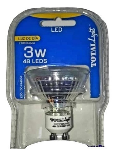 Bombillo 3w 48 Leds Luz De Día - Led - Total Light