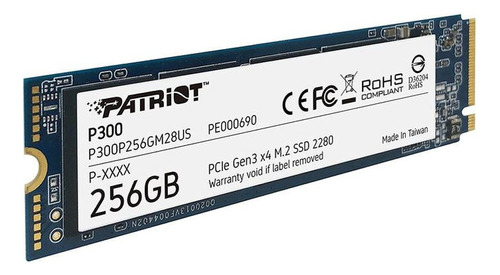 Disco Solido Patriot P300 256gb M.2 Pcie Gen 3x4 