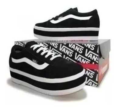 vans preto salto