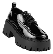 Comprar Zapato Mujer Oxford Casual Tacon Negro Perugia 06104103