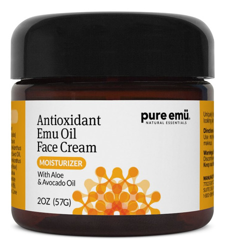 Crema Facial Antioxidante Pure Emu Con Aceite De Emu Puro Y.