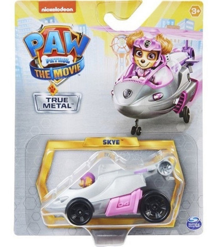 Paw Patrol The Movie Skye Mini Vehiculo True Metal