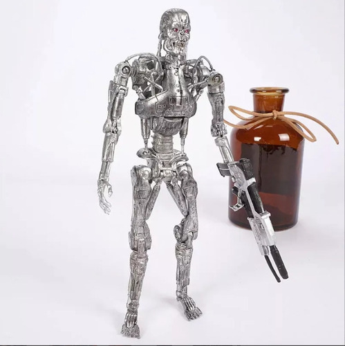 Figura De Acción Neca Terminator 2 T-800 Endoskeleton Arnold
