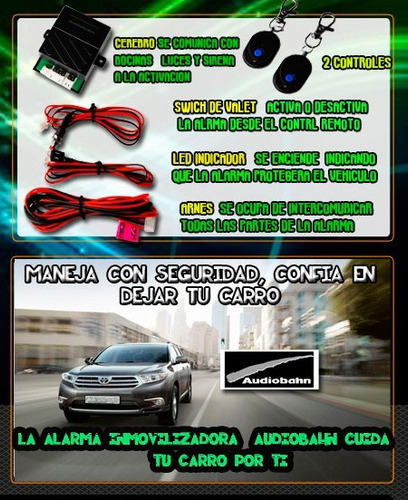 Vecctronica:inmovilizador By Audiobahn Para Motos O Autos.