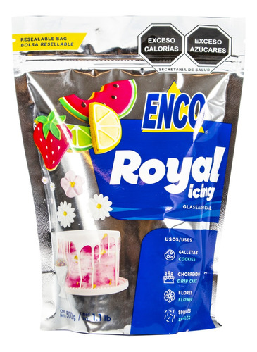 Royal Icing 500 G Glaseado Real Repostería Sabor Vainilla