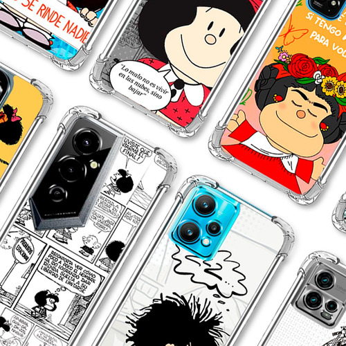 Forro Antigolpe Mafalda iPhone Todos Los Modelos