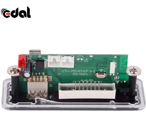 Decodificador Bluetooth Painel Usb Aux Cartão Muda De Pasta