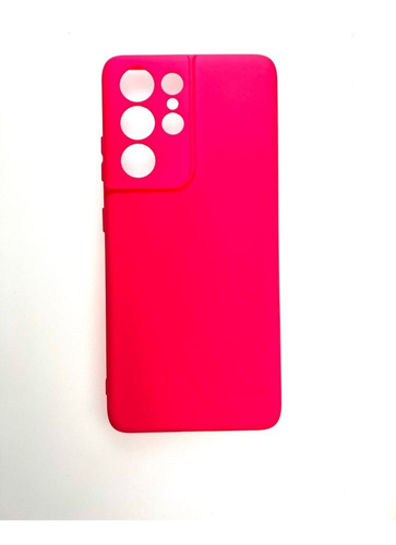 Capa Capinha Case Aveludada Samsung S21 Ultra Rosa Pink 6.8 Galaxy S21 Ultra