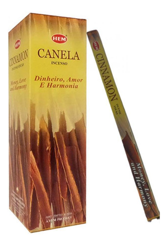 Incenso Natural Hem - Canela 8 Varetas