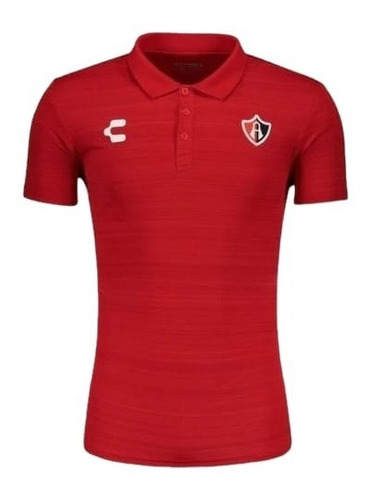 Playera Polo Charly Sport Concentración Atlas 21/22 Roja