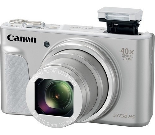 Câmera Canon Powershot Sx730 Hs 20.3mp 40x Prata 12x S/juros