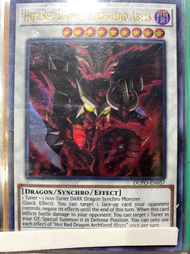 Hot Red Dragon Archfiend Abyss Ultra Yugioh