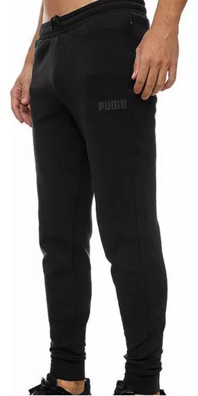 Pants Puma De Algodón Negro Xl De Hombre Bolsas Con Cierre