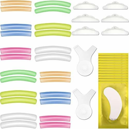 Lash Lifting 44pcs Eyelash Perming Curler Shield Pads Kit, 1