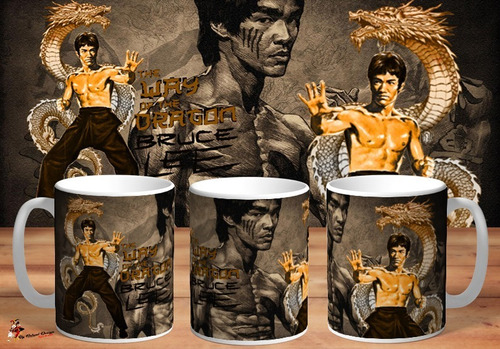 Taza Bruce Lee The Way Of The Dragon Conmemorativa