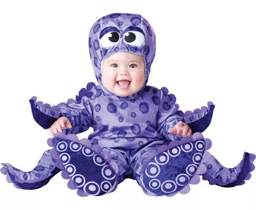 Disfraz Talla X Small 0 6 Meses Para Bebé Pulpo Halloween