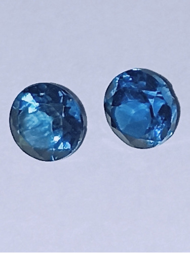 Par De Topacios London Blue 4*6* 4*5 Mm