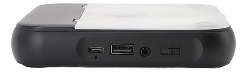 Reproductor De Cd Bt Portátil De Estilo Retro Con Altavoces