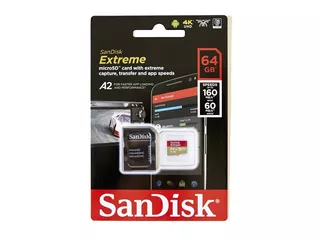 Memoria Micro Sd Sandisk Extreme 64gb Go Pro 4k Hero 5 6 7