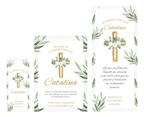 Comprar Kit Imprimible Estampitas Comunion Bautismo Confirmacion 10