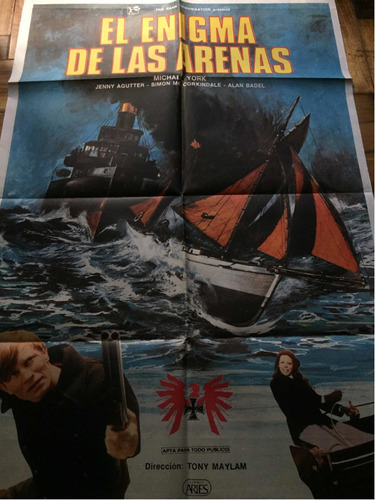 Poster El Enigma De Las Arenas Michael York Original