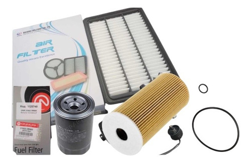Filtros Gasoil Aire Aceite Para Hyundai Santa Fe 2.2 D4hb