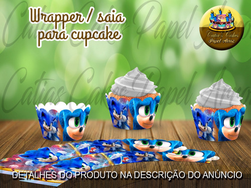 30 Wrappers Saia Para Mini Cupcake Sonic Cod 01