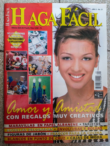 Revista Haga Fácil Amor Y Amistad Con Regalos Creativos 1999