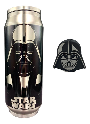 Lata Termo 500 Ml Darth Vader + Regalo Come Cable 