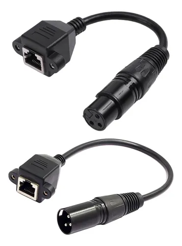 comprar 1 Par De Cables Adaptadores De 3 Pines Xlr A Rj 45