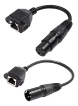 Comprar 1 Par De Cables Adaptadores De 3 Pines Xlr A Rj 45