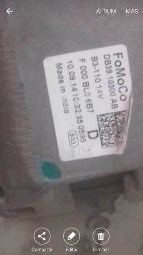 Alternador Ford Ranger Fomoco
