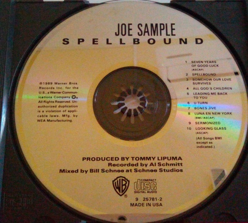 Cd Joe Sample (spellbound )