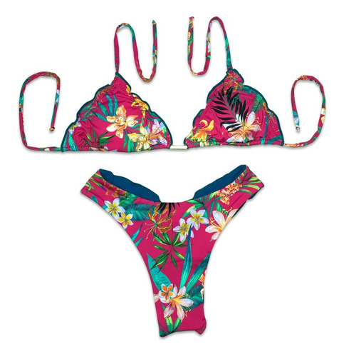 Imagem 1 de 4 de Ripple Levanta Bumbum Floral Blogueira Verao 2020